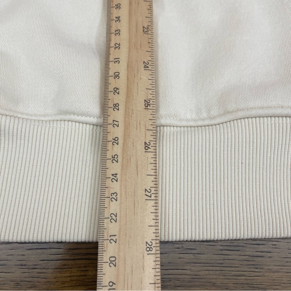 Taylor Swift Hoodie Womens M Beige Eras Tour Pullover Sweatshirt Oversized Read - Picture 9 of 9